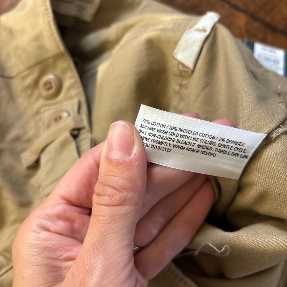 NWT Universal Thread High Rise Cargo Midi Skirt Tan Khaki y2k Women's Size US 8 - Picture 5 of 9